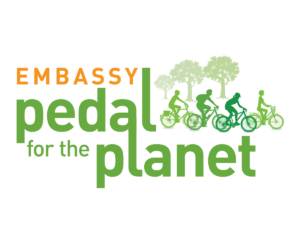 Embassy Pedal for the Planet logo