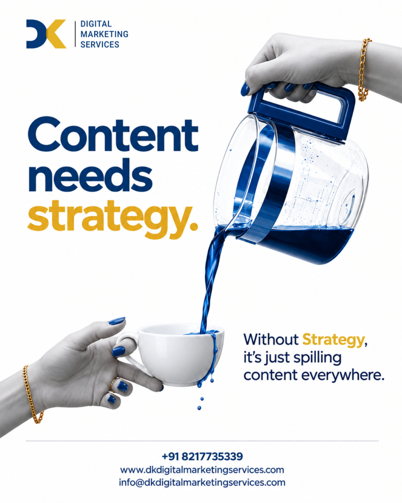 DK content needs strategy campaign