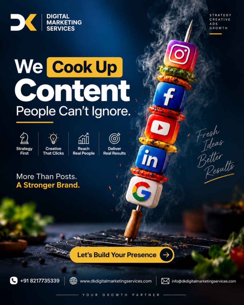 DK cook up content social campaign