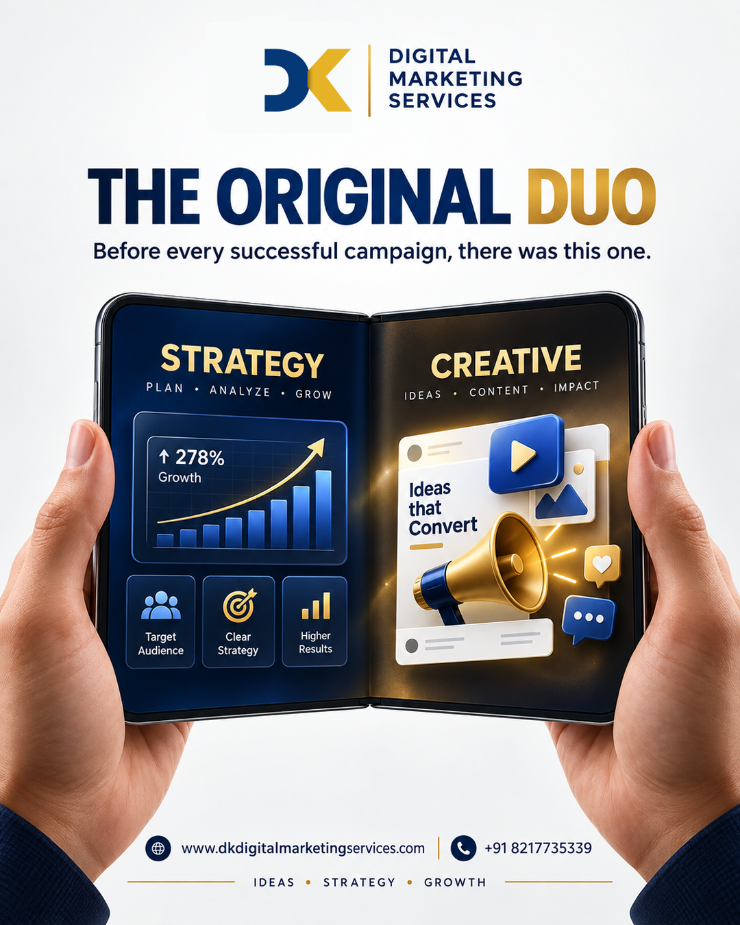 Strategy + creative campaign creative